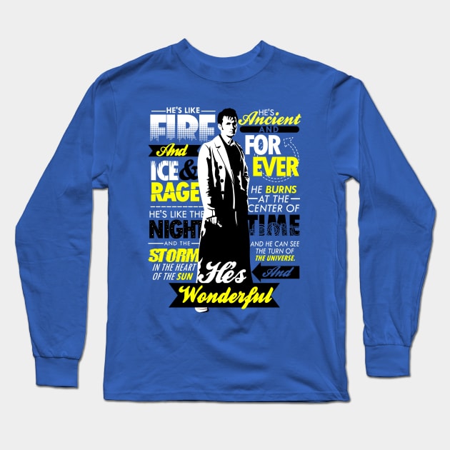 Fire and Ice and Rage Long Sleeve T-Shirt by TomTrager